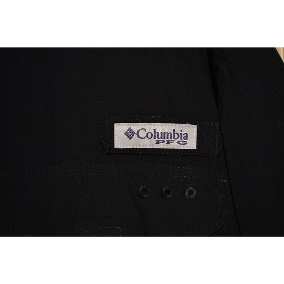 COLUMBIA‎ $60 PFG South Carolina Gamecocks Black Vented Fishing Shirt Men's XXL - Picture 4 of 5